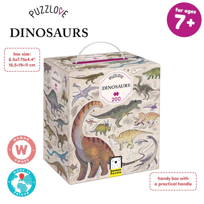 Banana Panda Puzzlove Dinosaurs (200 Pcs) 7+ Floor Puzzle