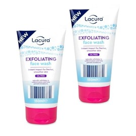 Aldi Lacura - Exfoliating Face Wash | Oil Free | 150mL [2 Pack]