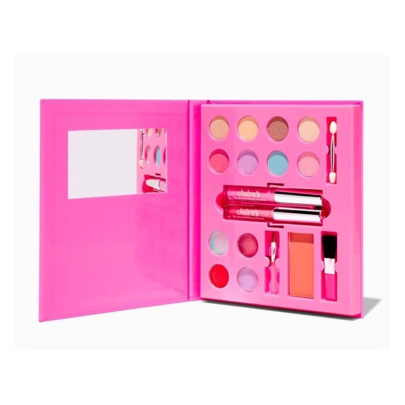 Claire’s Pink Claw Game Makeup Set Rainbow hamster Bunny Kitty