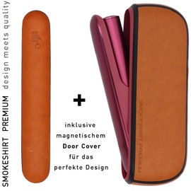 smokeshirt Prime Protective Case Compatible with IQOS Iluma Accessories for Charger and Holder Elegant Case with Door Cover, Coganc