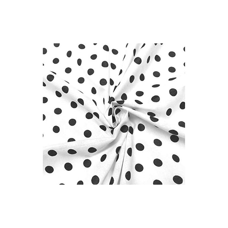 Small Polka Dot Poly Cotton Fabric by The Yard, 58”/60”,