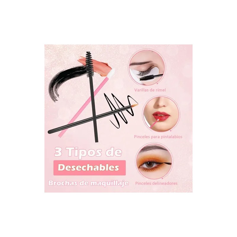 Kit De Maquillaje Profesional Contiene Espátula Y Cepillo
