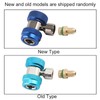 Quick Connector R134 A/C Air Conditioning Coupling Adapter + Valve