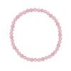 SIMPLÍ BASIC Natural Rose Quartz Healing Gemstone Bracelet 4mm Bead