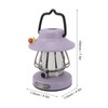 Retro Rechargeable Camping Lantern Infinite Dimming 3 Level Color Temperature