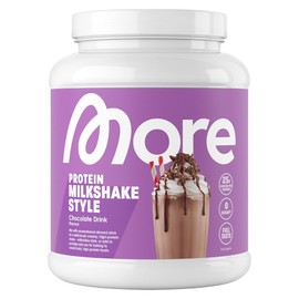 More Protein Whey Casein Protein Powder, Iced Coffee, 600 g, 1.32 lbs, 20 Servings - with Lactase