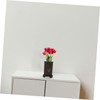 BESPORTBLE 1set Orchid Pot with Tray Elegant Indoor Flower Planter