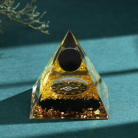 XIANNVXI Pyramid Scorpion Crystals Pyramids Gemstones Large Esoteric Energy Reiki Gifts 12 Constellation Scorpion