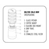Delter Brand New Delter Cold Drip Coffee Maker / Australian
