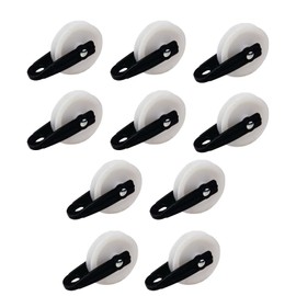 Nylon Clothesline Pulley 2 inch Diameter Nylon Pulley Outdoor Puller Rope Wire Rope Pulley Clothes Line Pulley Kit Clotheslines Rope Pulley (10)