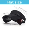 Summer Sun Visor Hat - Women Adjustable Golf Cap with