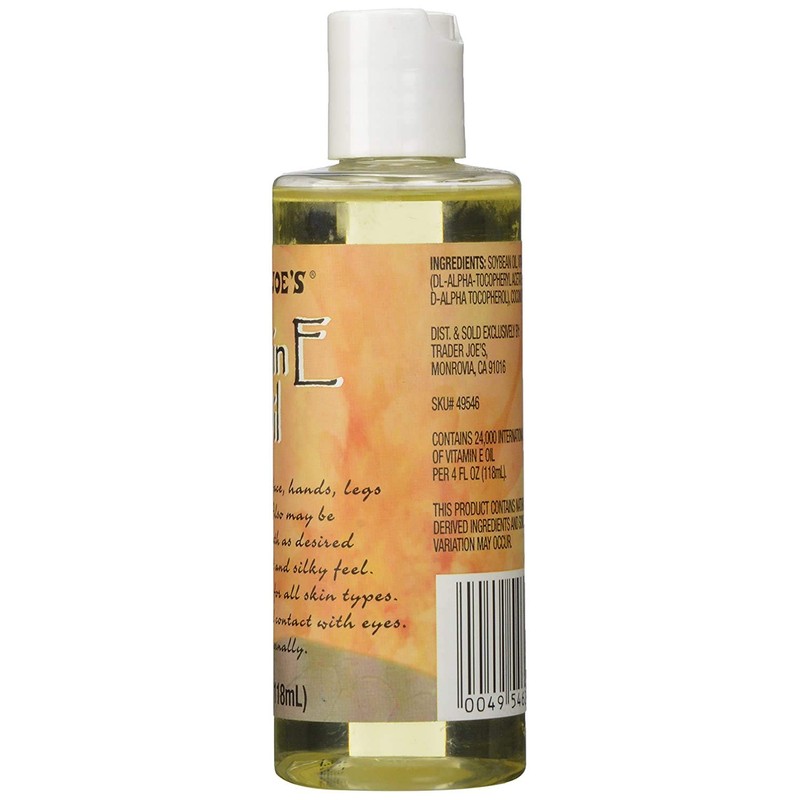 Pack of 2 Trader Joe's Vitamin Oil E 4oz each