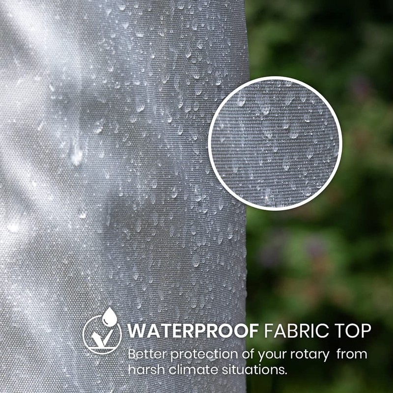 Rotary Airer Cover Waterproof Universal Fit with Zip Washing Line