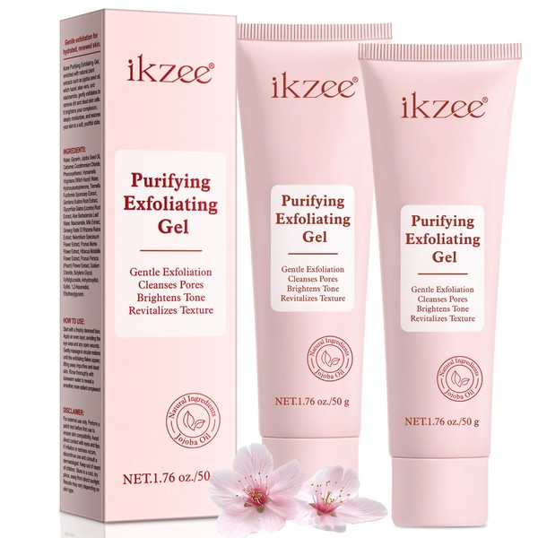 2 Pack Purifying Exfoliating Gel, Purifying Moisturizing_Gel Facial, Purify-ing Exfoliat-ing