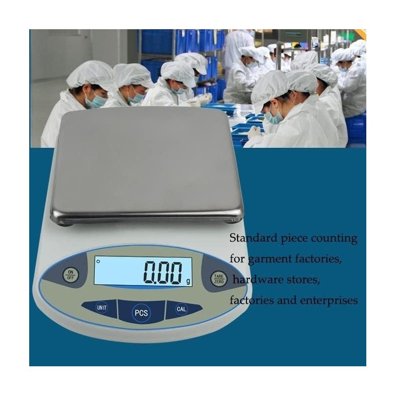 High Precision 0.01g Digital Lab Scale, 5000g MAX Weight, Analytical