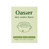 Oasier Slow Cooker Liners, Disposable Oval Large Size 13" x