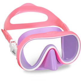 Keary Kids Swim Goggles with Nose Cover Swimming Goggles for Kids 6-14 8-12 age 4-7 3-6 3-5 Snorkel Mask Toddler Boys Girl Youth Child Anti Fog Diving Mask Pool Water Glasses Round Frame Leakproof