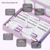 FALSCARA Studio Lash Extension Kit, 54 Stackable Lash Clusters, Medium