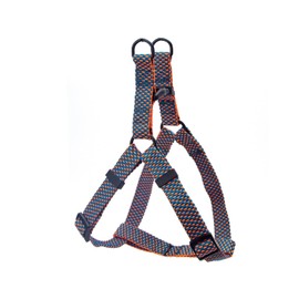 Dreieckiges Hundegeschirr, verstellbar, robust, gepolstert, ideal für Training und sichere Spaziergänge.