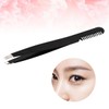 Ipetboom Eyebrow Tweezer Comb Stainless Steel Hair Removal Tool for