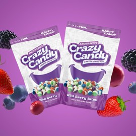 Andersen's Crazy Candy Freeze Dried Candy -Wild Berry