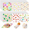 Reallnaive 600 Pcs Summer Food Wax Paper Sheets 12 x
