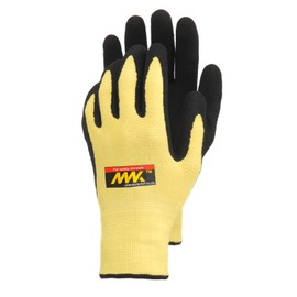 Otafuku Glove (Otafuku Glove) Cut Resistant Gloves Aramid 13G Natural Rubber Back Vent MWK-927, Medium