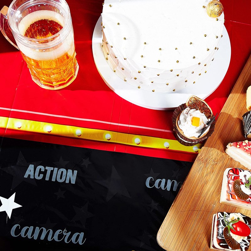 Movie Night Table Covers Waterproof Oil Proof Spill Proof Table