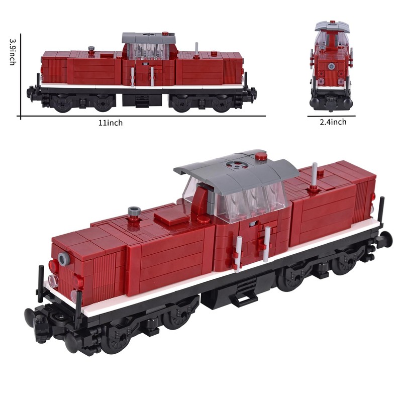 Train Building Block Rail Car – Single Carriage Expansion for