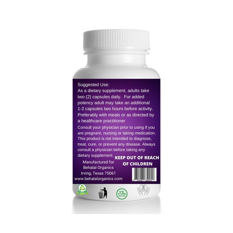 Behalal Organics Behalal Organics Camu Camu Quick Release Capsules