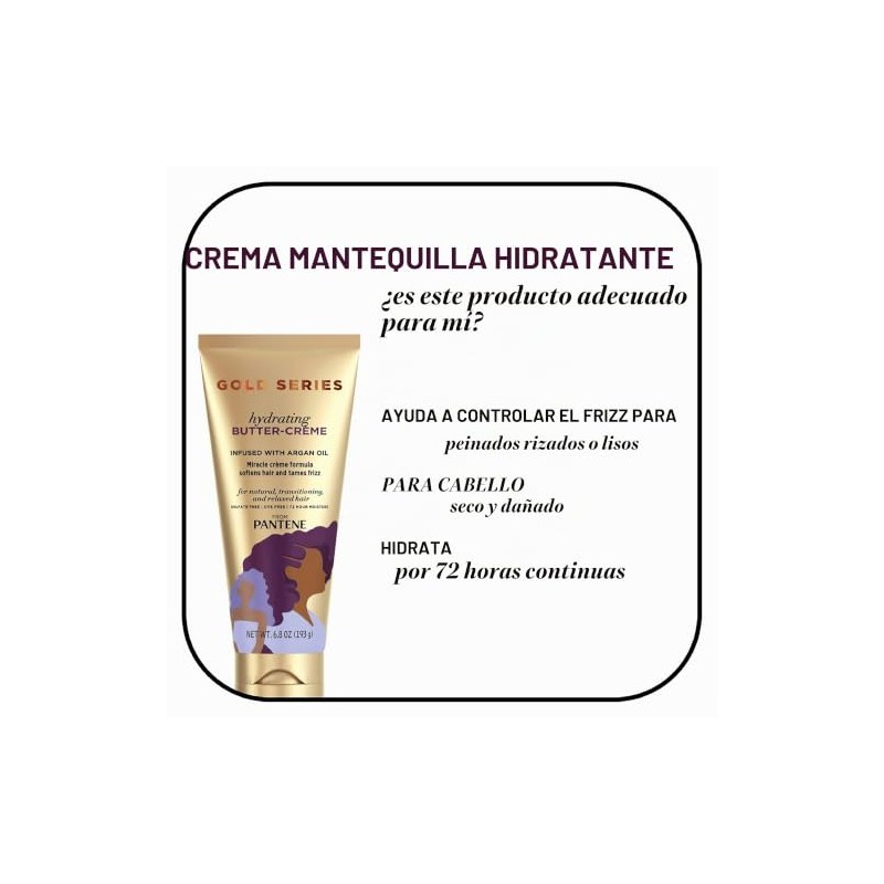Pantene Butter Hair Treatment Sulfate Free Intense Hydrating Pro Gold