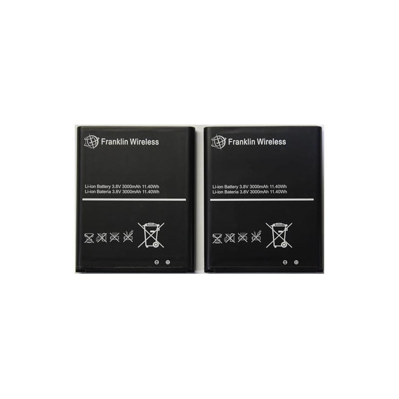 2 Pack | Original Battery for Franklin T10 (RT410) Mobile