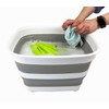 SAMMART 15L (3.9 Gallon) Collapsible Plastic Washing Tub - Foldable