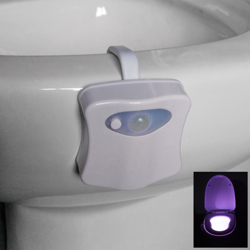 Automatic Motion Sensor Toilet Night Light, Modern Elegant Design With