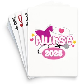 CafePress Nurse 2025 Standard Size Playing Cards