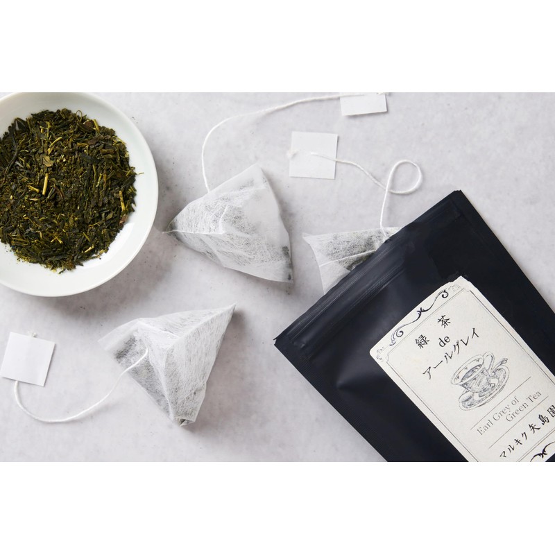 Marukiku Yajimaen Green Tea de Earl Gray (0.1 oz (3