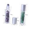 Mikinona Elegant Natural Semi-precious Stones Essential Oil Rollerball Bottles 10ml