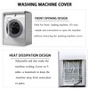 Washing Machine Cover, Dustproof, Front Loader, Washing Machine Drying, Waterproof