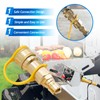 UOIENRT 2Pcs 1/2Inch Gas Quick Connect Kit, Disconnect Connector with