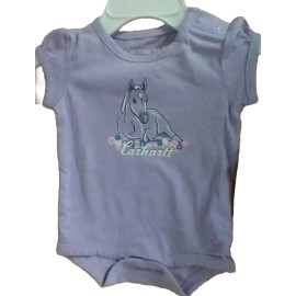 Carhartt Girls Carhartt One Piece Purple Horse new NWT size 18 months