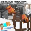 Vgo... Winter Work Gloves Waterproof Touchscreen in Leather, Thermal Safety