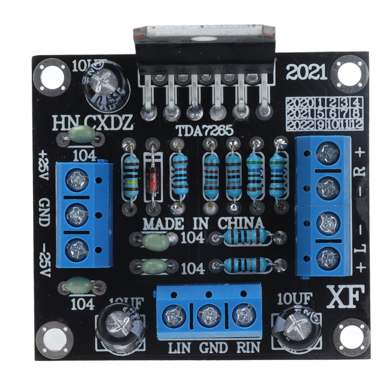 Stereo Power Amplifier Board High Accuracy Excellent Sound Quality Dual