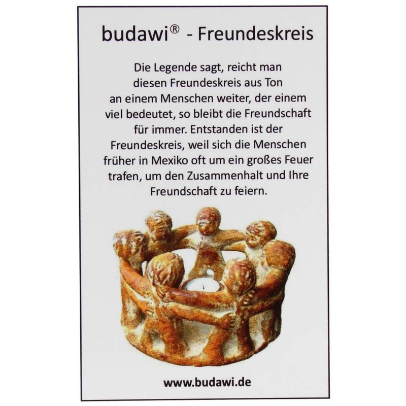 Budawi® Circle of Friends with 5 Friends Craftsmanship from Mexico