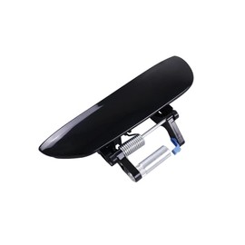 HUYILUN0104 Black Painted Exterior Door Handle Outer Handle Compatible with Honda Fit Jazz 2009-2013 (Front Right/Rear Right)