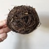 LWINGFLYER 2pcs Rattan Birds Nest for Garden Home Decor Easter