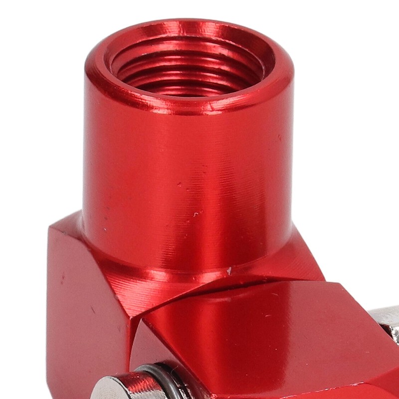 4Pcs 360 Degree Air Hose Connector 1/4in NPT Thread Industrial