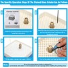 Stained Glass Grinder,4200r/min Mini DIY Grinding Tool, 110V 65W Portable