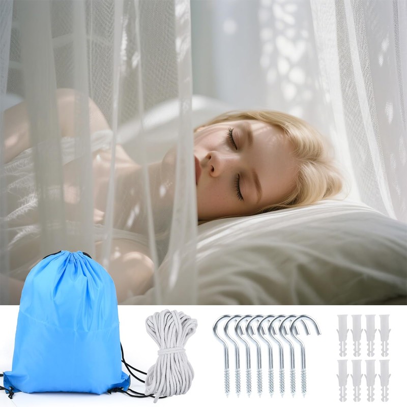 BATINO Mosquito Net Bed for Double Bed, Single Bed, 1.9