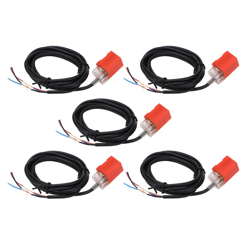 5Pcs Proximity Switch NPN Normally Open 100Hz Response Frequency IP65