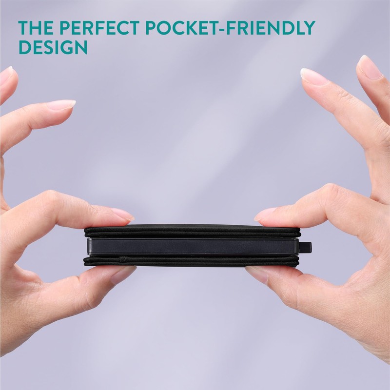 Navaris Pop Up Wallet with Inner Slots - Pop-Up &